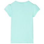 Vidaxl kindershirt 128 lichtmint