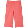 Vidaxl kinderbroek met wijde pijpen 128 koraalkleurig