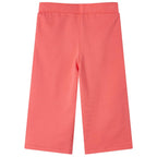 Vidaxl kinderbroek met wijde pijpen 128 koraalkleurig
