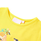 Vidaxl kindershirt 128 geel