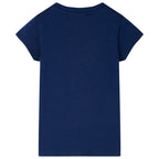 Vidaxl kindershirt 116 marineblauw