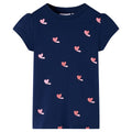 Vidaxl kindershirt 104 marineblauw
