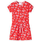 Vidaxl kinderjumpsuit 116 rood