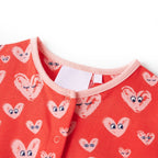 Vidaxl kinderjumpsuit 128 rood