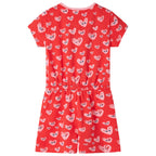 Vidaxl kinderjumpsuit 140 rood