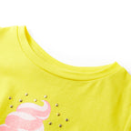Vidaxl kindershirt 104 geel