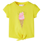 Vidaxl kindershirt 116 geel
