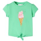 Vidaxl kindershirt 140 lichtgroen
