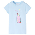 Vidaxl kindershirt 104 zachtblauw