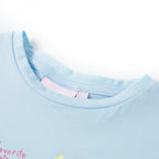 Vidaxl kindershirt 104 zachtblauw