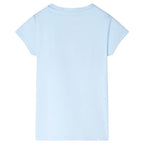 VidaXL Kindershirt 128 zachtblauw