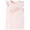 VidaXL Kindershirt met ruches aan de mouwen 104 zachtroze