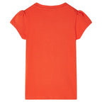 VidaXL Kindershirt 92 donkeroranje