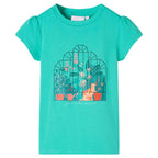 VidaXL Kindershirt 140 mintkleurig