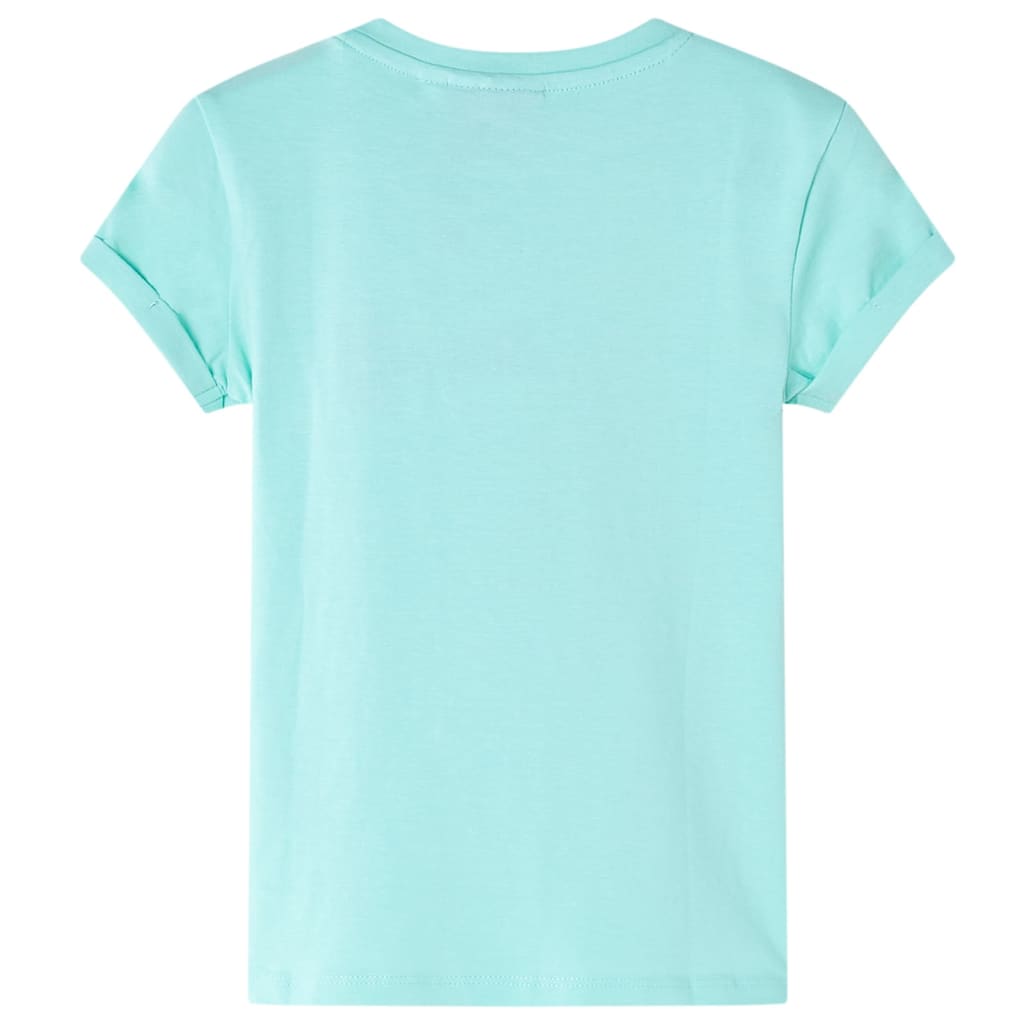 Vidaxl kindershirt 128 lichtmint