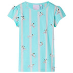 Vidaxl kinderpyjama met korte mouwen 128 ecru