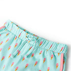 VidaXL Kindershort met trekkoord 92 lichtmintkleurig