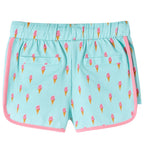 Vidaxl kindershorts met trekkoord 116 lichtmintkleurig