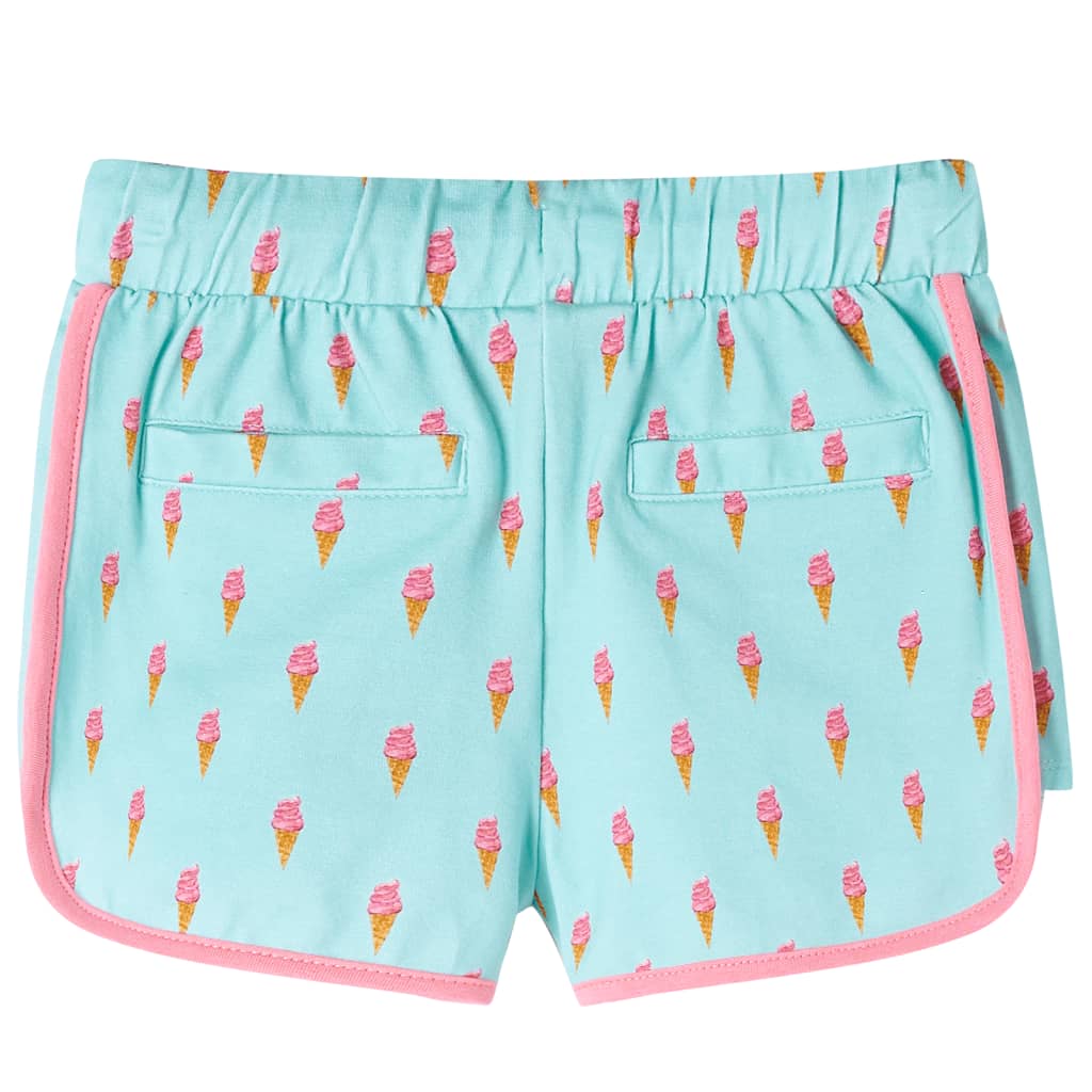 Vidaxl kindershorts met trekkoord 116 lichtmintkleurig