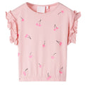 Vidaxl kindershirt 92 lichtroze