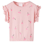 Vidaxl kindershirt 92 lichtroze