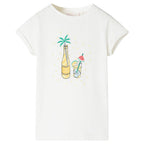 Vidaxl kindershirt 128 ecru