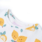 Vidaxl kindershirt met knoop in de zoom 128 ecru