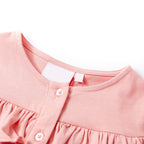 VidaXL Kindershirt 92 middelroze
