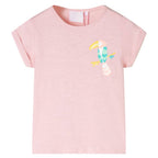Vidaxl kindershirt 140 lichtroze