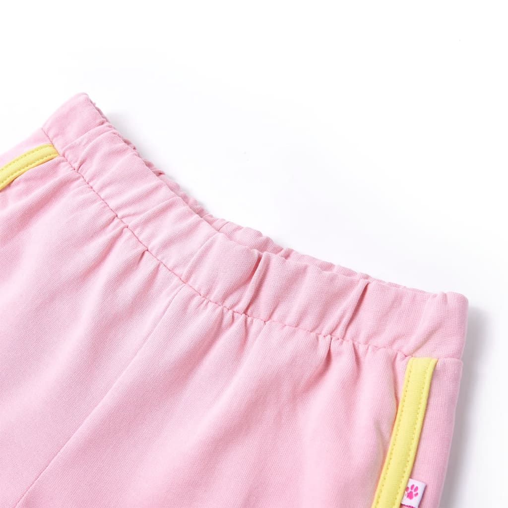 Vidaxl kindershorts met bies 104 felroze