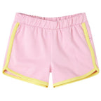 Vidaxl kindershorts met bies 116 felroze