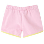 Vidaxl kindershorts met bies 116 felroze