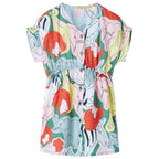 Vidaxl kinderjurk 140 groen