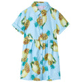 VidaXL Kinderjurk 128 blauw