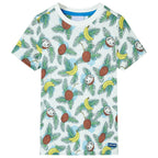 VidaXL Kindershirt met korte mouwen 116 meerkleurig