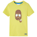 Vidaxl kindershirt met korte mouwen 92 geel