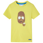 Vidaxl kindershirt met korte mouwen 92 geel