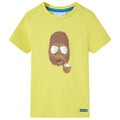 VidaXL Kindershirt met korte mouwen 104 geel