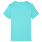 VidaXL Kindershirt met korte mouwen 104 zeeblauw