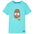 VidaXL Kindershirt met korte mouwen 116 zeeblauw