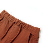 Vidaxl kindershorts met trekkoord 128 bruin