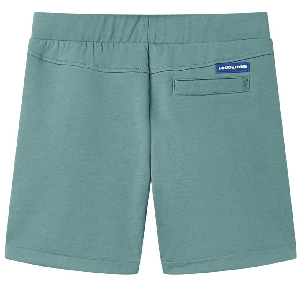 Vidaxl kindershorts met trekkoord 104 oudpetrol