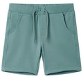 Vidaxl kindershorts met trekkoord 116 oudpetrol