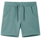 Vidaxl kindershorts met trekkoord 116 oudpetrol