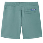 Vidaxl kindershorts met trekkoord 116 oudpetrol