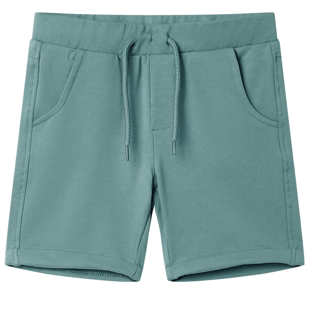 Vidaxl kindershorts met trekkoord 140 oudpetrol