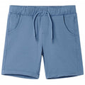 Vidaxl kindershorts met trekkoord 140 donkerblauw