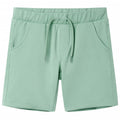 Vidaxl kindershorts met trekkoord 92 lichtkaki