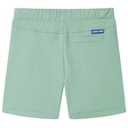 Vidaxl kindershorts met trekkoord 92 lichtkaki