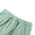 Vidaxl kindershorts met trekkoord 92 lichtkaki